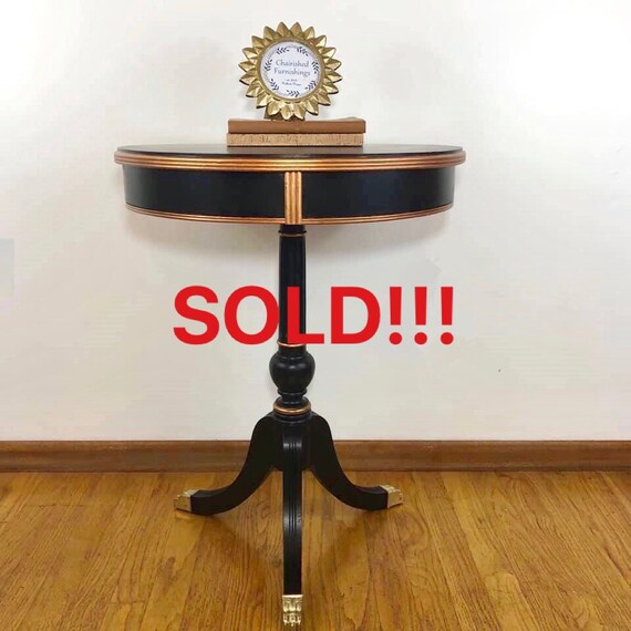 SOLD Accent Table 20inch round SOLD Etsy