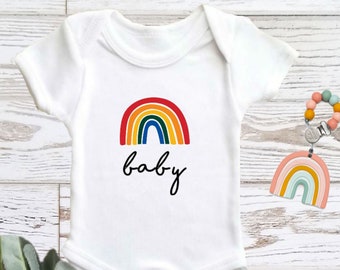 Boho Rainbow Baby Onesie | Rainbow Baby Gift | Rainbow Baby Coming Home Outfit