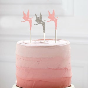Pink and Silver Fairy Birthday Cupcake Toppers | Fairy Party | Cupcake Toppers | Fairy Birthday Party | Cake Topper | Pixie Party
