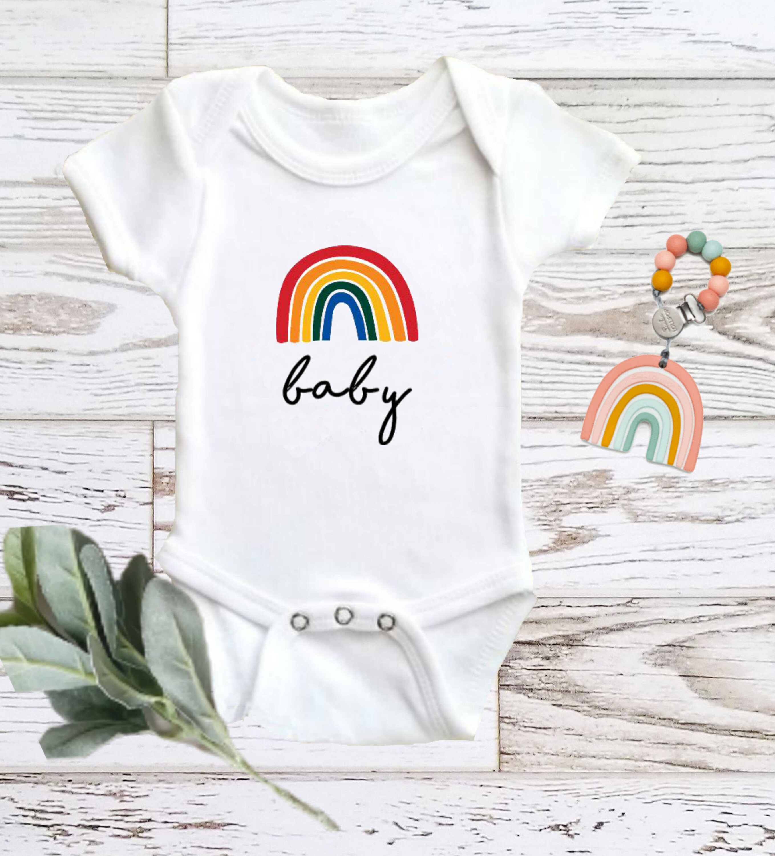 Boho Rainbow Baby Onesie Rainbow Baby Gift Rainbow Baby Etsy