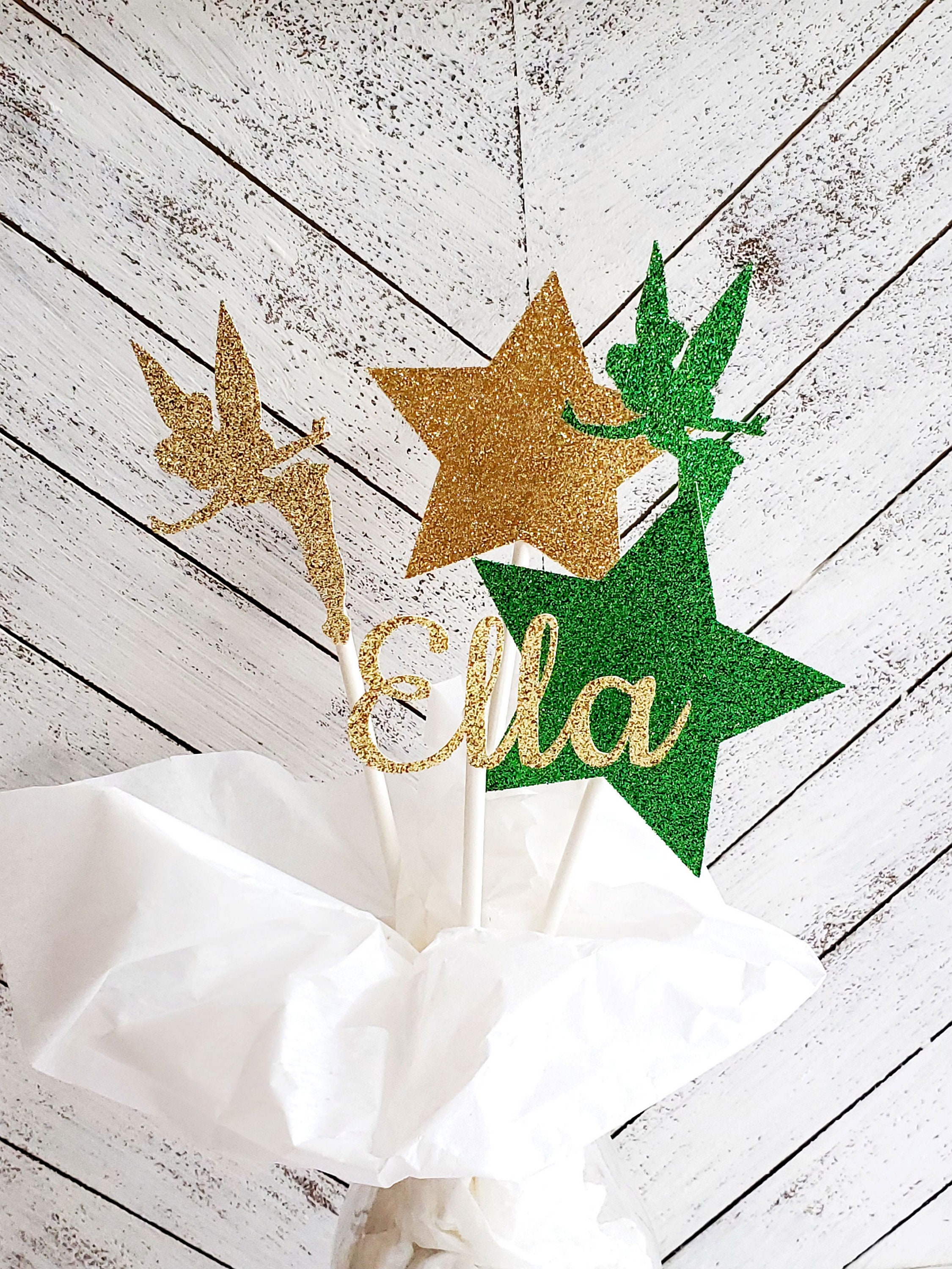 Personalized Fairy Centerpiece Kids Birthday Centerpiece Fairy Party Decorations