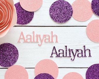 Personalized Birthday Name Confetti - Baby Shower Name Confetti - Personalized Wedding Confetti - Custom Personalized Name Confetti