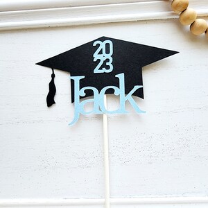 Personalized Graduation Cake Topper Graduation Centerpiece Graduation