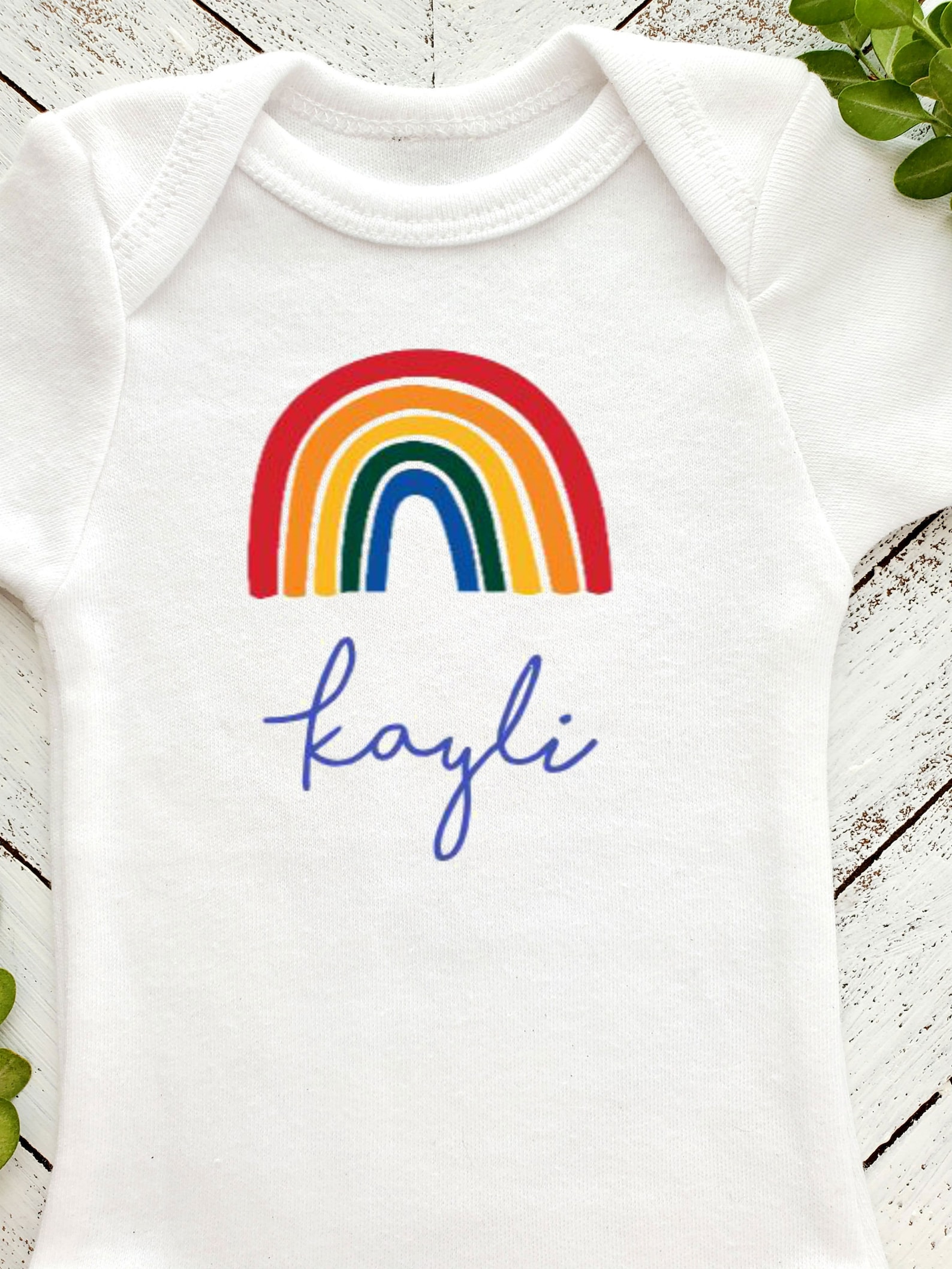 Personalized Rainbow Baby Onesie Rainbow Baby Gift Rainbow Etsy UK