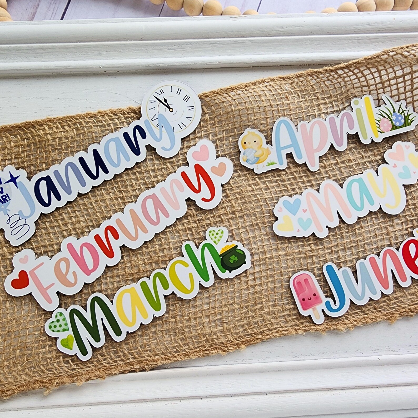 Calendar Month Magnets | Custom Magnets for Whiteboards | Calendar ...