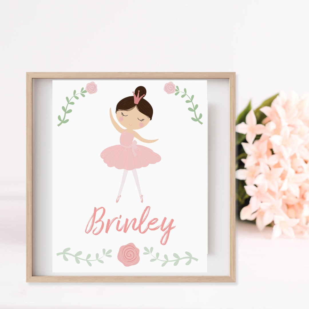 Editable Ballerina Party Sign, Ballerina Birthday Decorations ...