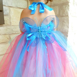 Fairy Princess Tutu Dress With Wings Fairy Birthday Dress | Etsy