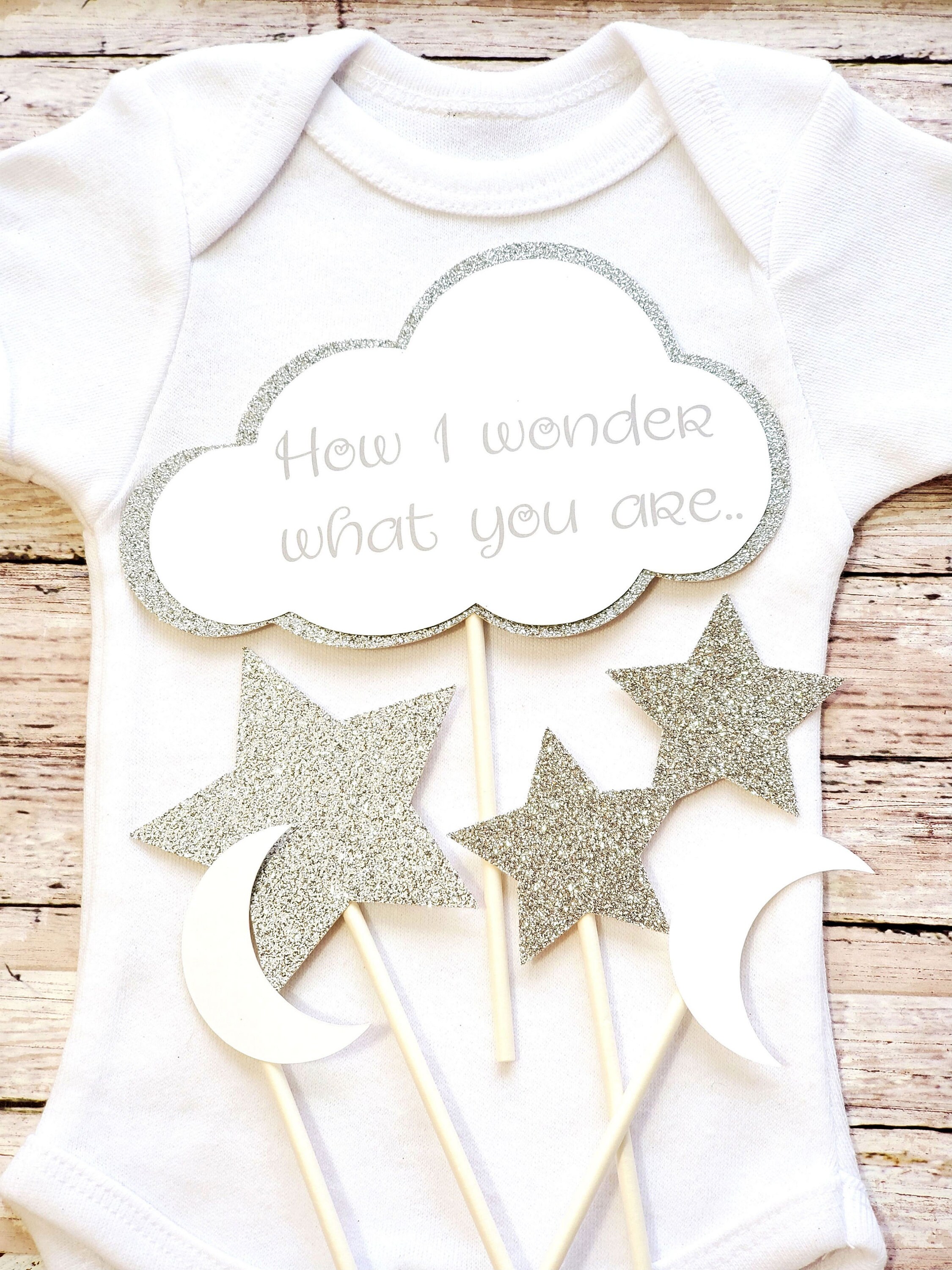5 Piece Twinkle Twinkle Little Star Centerpiece Set Twinkle Star Party Twinkle Little Star Baby Shower How I Wonder What You