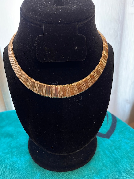 Gold plated choker Necklace