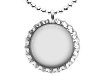Digital Photo Template for 10x50mm setting pendant with ball chain on white background Instruction included 2026