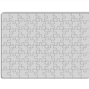 Mock up. Digital Photo Template for Sublimation Puzzle. 80 pieces. Shop listing Picture  1543