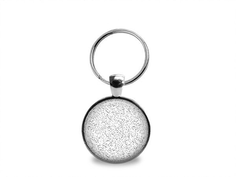 Digital Template for Key-chain With Silver Round Pendant on - Etsy