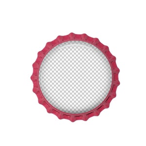 Pink bottle cap magnet or button Digital Photo Template for 1 inch round setting. No graphics tool need. Ask me How.  2007