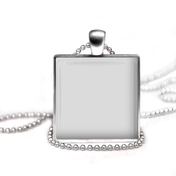 Digital Photo Template for 10x50mm setting pendant with ball chain on white background Instruction included 2026
