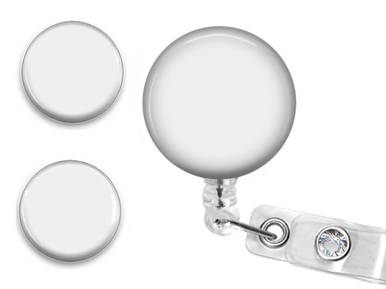 Download Digital Photo Template for set of clear badge reel with | Etsy