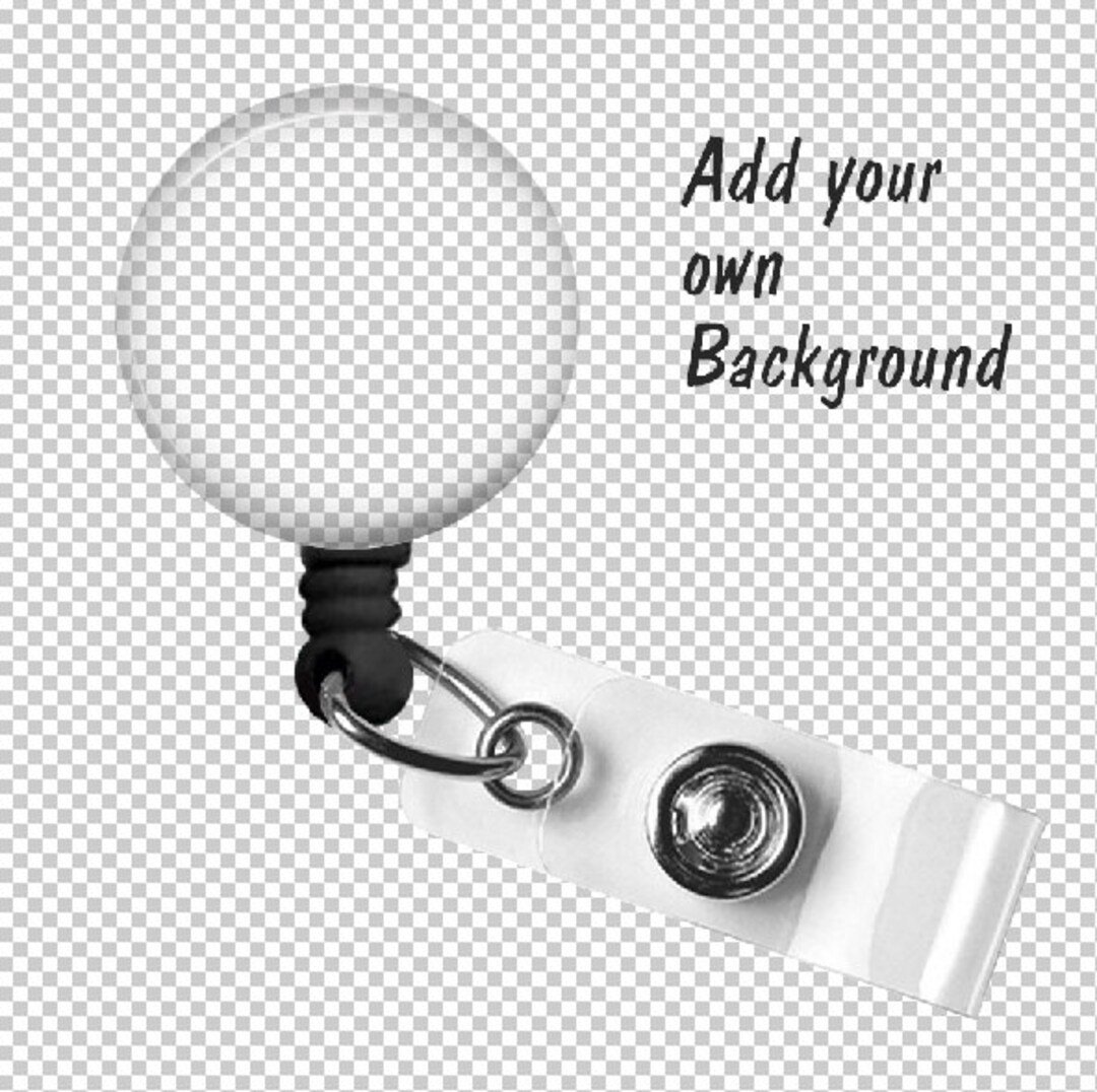 Mockup Digital Photo Template for Pin Back Button on White