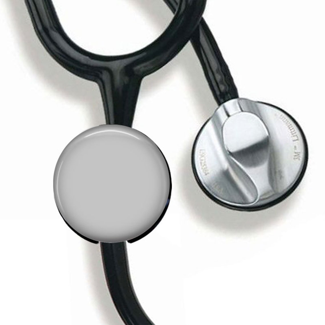 Stethoscope ID Tag Digital Photo Template. Fits 1 Inch Round Etsy