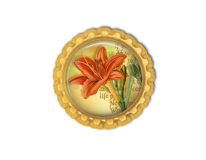 Ask me How No graphics tool need Digital Photo Template for Yellow flattened bottle cap magnet or button 1 inch round setting 2114