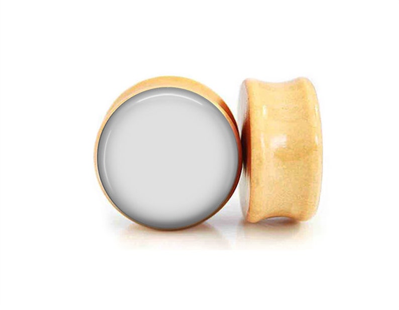 Digital Photo Template for Ear Plugs round 22mm setting on White