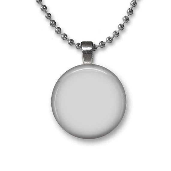 Digital Photo Template for 10x50mm setting pendant with ball chain on white background Instruction included 2026