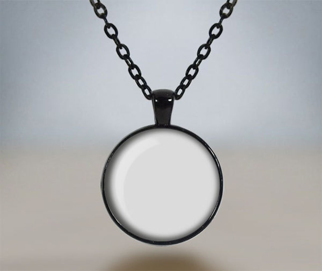 Digital PNG Or/and PSD Template for Round 1 Inch Setting Black Photo ...