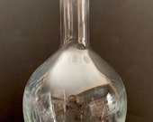 Gorgeous Antique Hand Blown Baccarat Crystal Cognac Sevigne Etched Decanter Circa 1890 39 s-1910 39 s