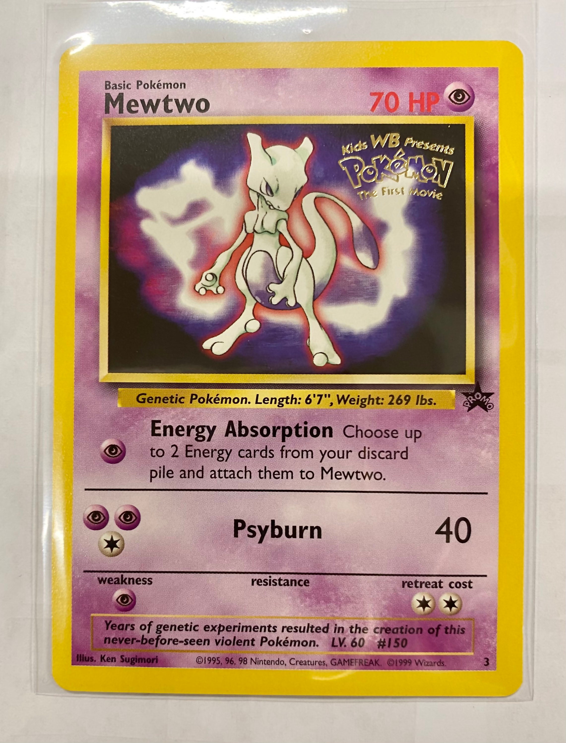 Mew WOTC and Mewtwo XY - Rare Legendary Pokemon Cards - NM/LP 100% Authentic