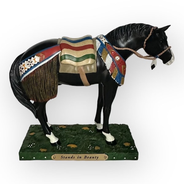 Stands in Beauty The Trail of the Painted Ponies Figurine Numbered