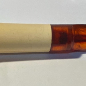 Antique Bakelite & Meerschaum w/ Gold Band Cheroot Cigar Holder