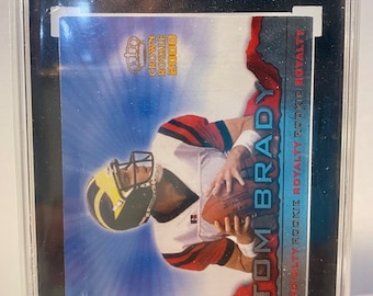 2000 Pacific Crown Royale Rookie Royalty Rookie SGC Nm-MT 7.5 Tom Brady RC