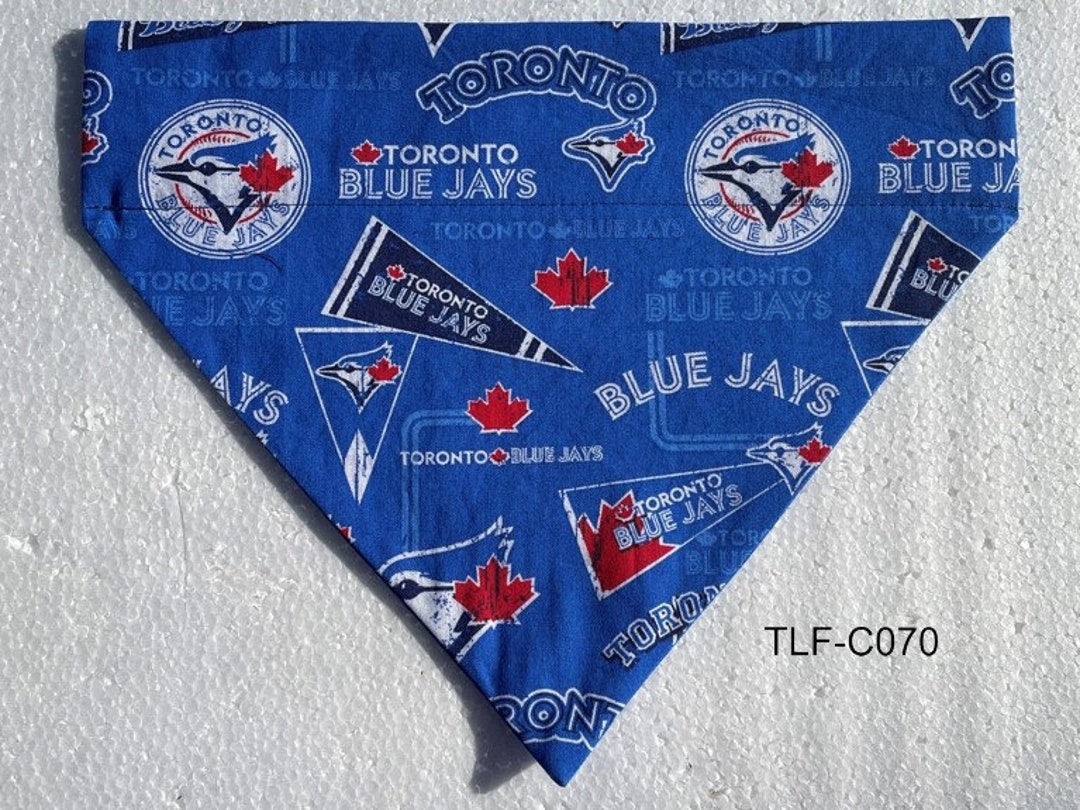 Dog Bandana Toronto Blue Jays Canada Baseball slip Over Etsy