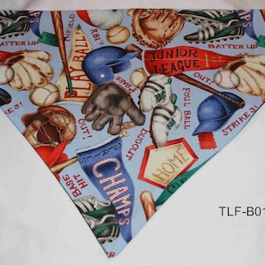 Dog Bandana Sports Football Basketball Baseball Golf Soccer Slip Over Collar-No Tie Style Puppy Pet Wear Clothing Fashion Scarf Accessories