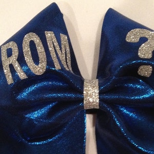 Prom proposal cheer bow image 1