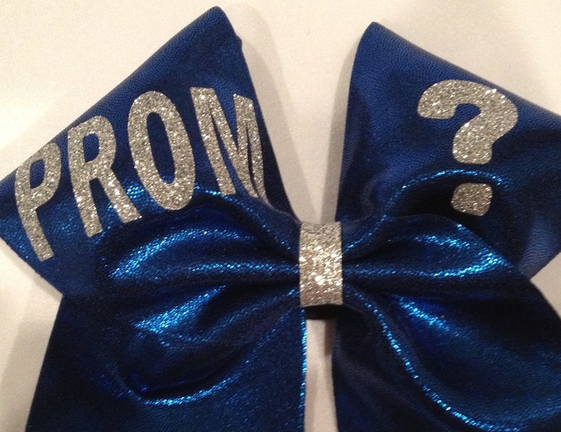 Prom proposal cheer bow image 1