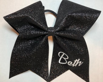 YOU PICK COLORS monogrammed cheer bow