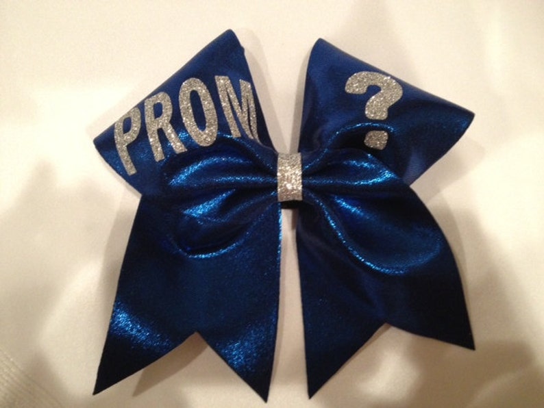 Prom proposal cheer bow image 2