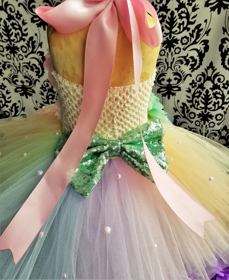 Rainbow Pastel DressPastel Rainbow OutfitRainbow Baby DressGirls/' DressesBaby Girl DressesBirthday OutfitRainbow BirthdayRainbow Tutu