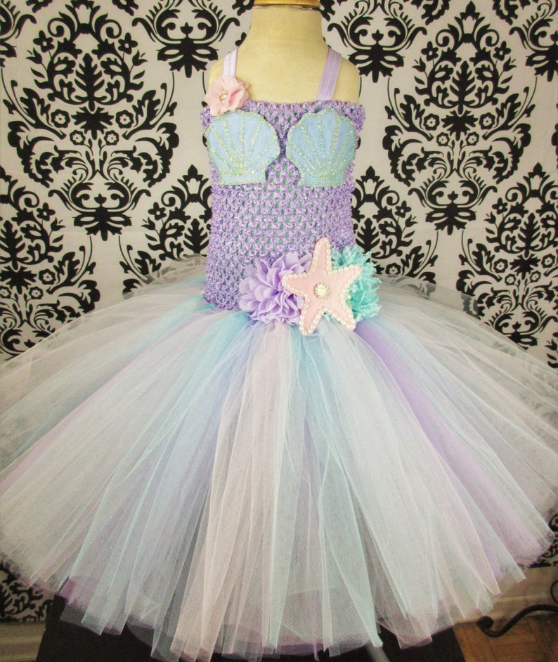 pastel mermaid dress