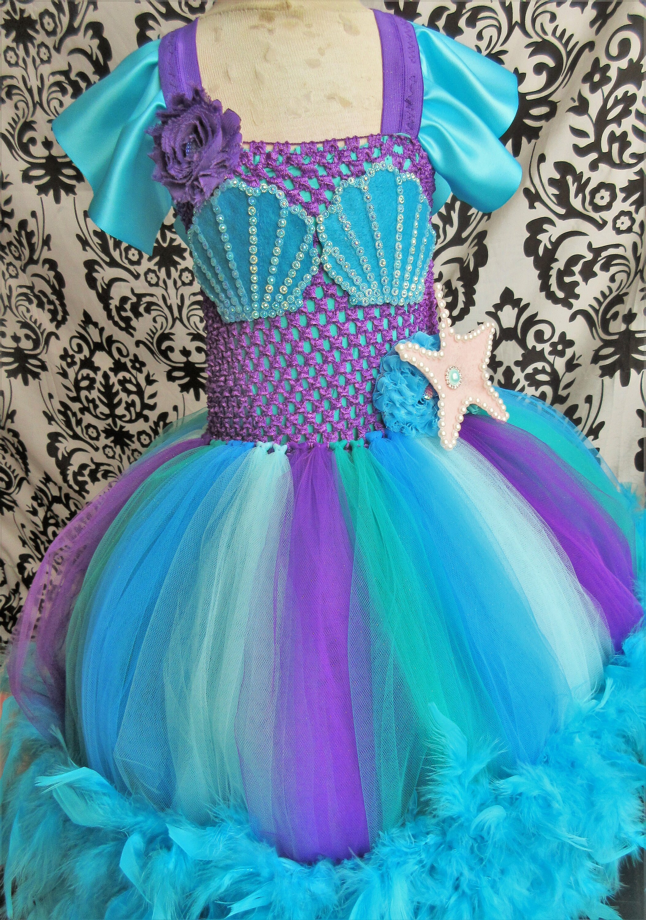 mermaid dress baby girl
