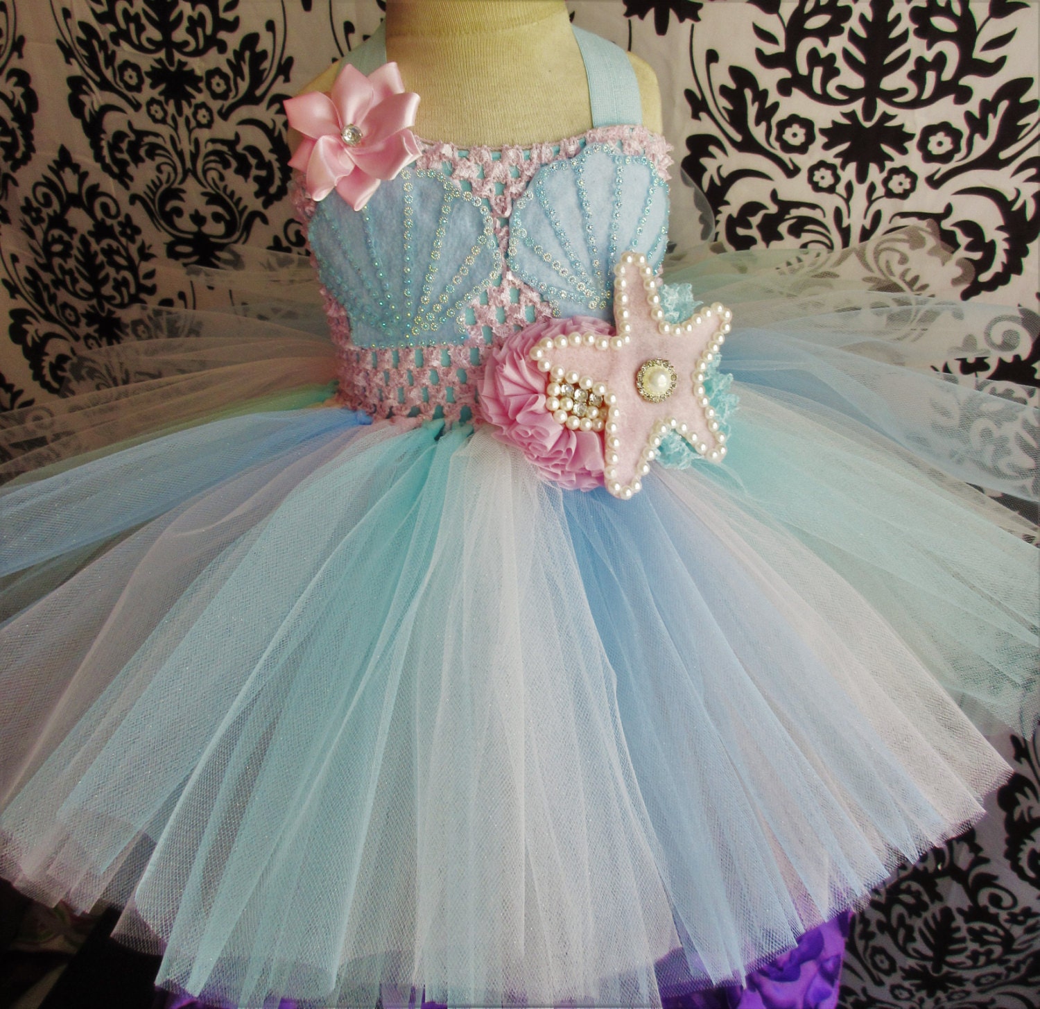 mermaid dress baby girl