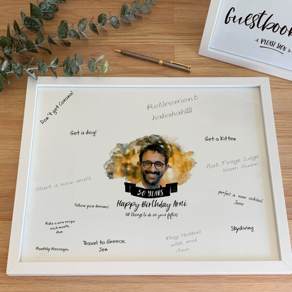 Bucket List Photo Frame Etsy