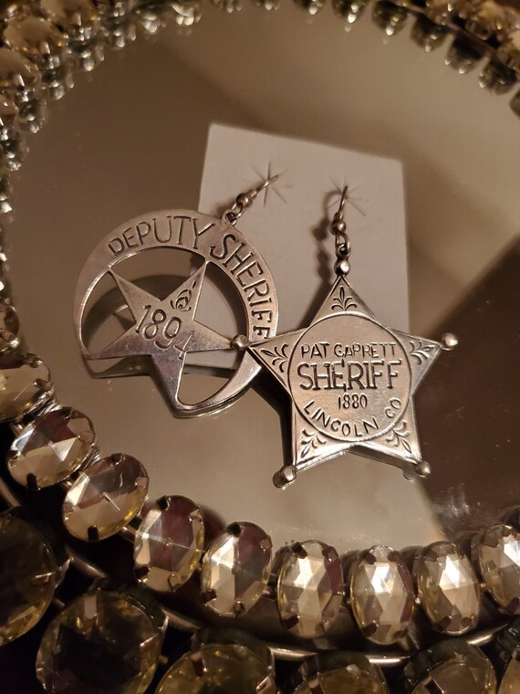 Amazing Handmade Vintage Sheriff and Deputy Badge