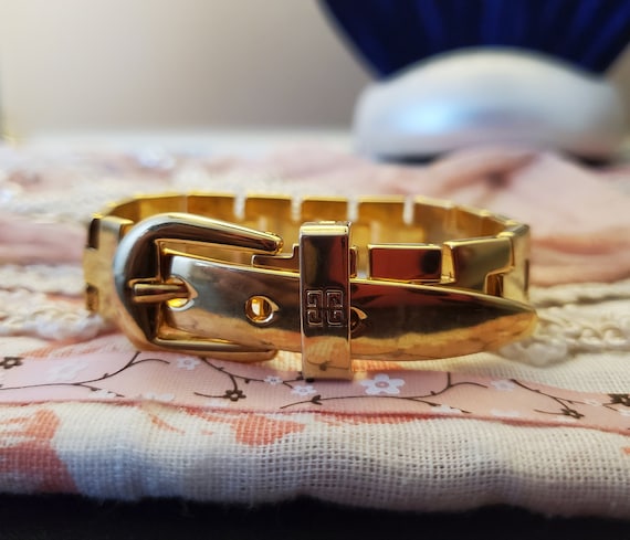 Givenchy Belt Buckle Bracelet, Vintage Givenchy, R
