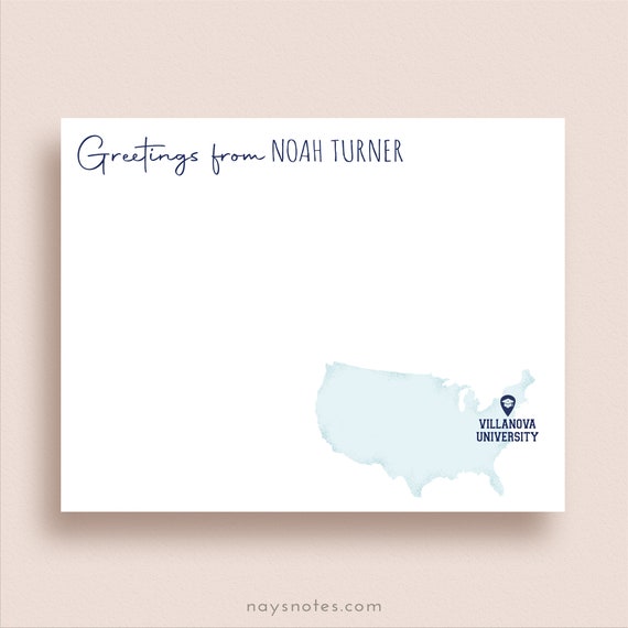 Map of The USA Notecard | 10 Card Set Map of The USA Notecard | 10 Card Set