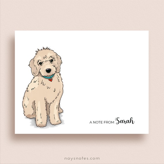 LABRADOODLE Set of 10 Note Cards With Envelopes LABRADOODLE Set of 10 Note Cards With Envelopes