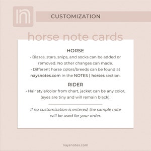 Equestrian FLAT Note Cards Horse Flat Notes Horse Stationery Horse and Rider Note Cards Equestrian Notes Horse Note Cards image 3