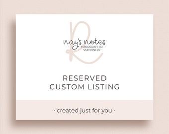 Custom Listing for Jessica - Digital Invitation