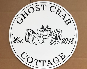 Custom Beach House Sign, Coastal Cottage Decor, Personalized Lake House ***LIFETIME GUARANTEE***
