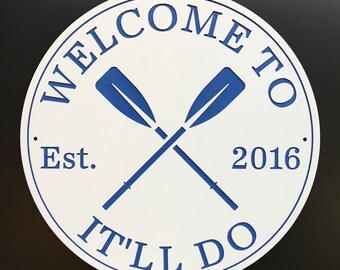 Personalized Lake House Sign, Custom Family Name, Beach House Decor ***LIFETIME GUARANTEE***