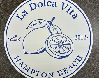 Custom Beach House Sign, Coastal Home Decor, Personalized Lake House ***LIFETIME GUARANTEE***